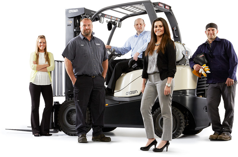 Crown designs and manufactures forklift trucks and other material handling equipment