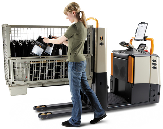 the GPC order picker provides maximum picking efficiency