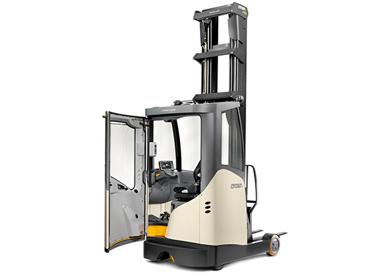 the ESR reach truck is available with cold store cabin