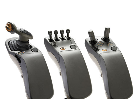 ESR Series reach forklift choice of hydraulic controls