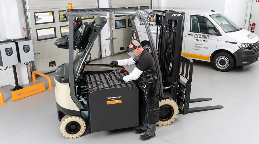 Batterien – das Kernstück für den Erhalt der Gabelstaplerleistung