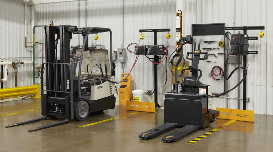 The Power-to-Performance Formula - Six Forklift Battery Tips | Crown ...