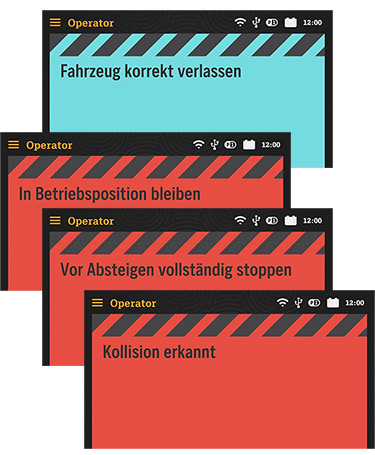 der Schubmaststapler ESR 1000 mit Dynamic Coaching liefert Benachrichtigungen und Warnmeldungen der Schubmaststapler ESR 1000 mit Dynamic Coaching liefert Benachrichtigungen und Warnmeldungen