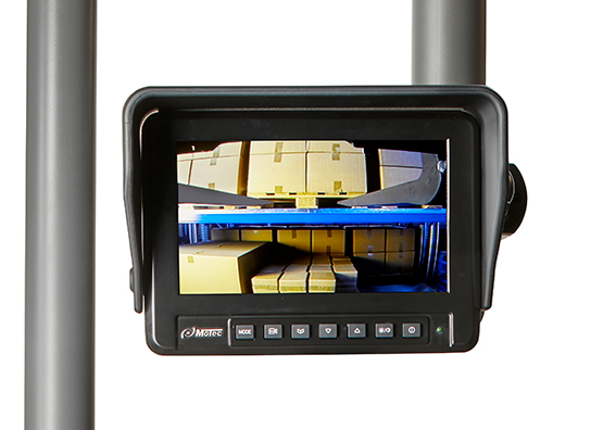 Schubmaststapler ESR 1000 mit Farbkamera und -Monitor 