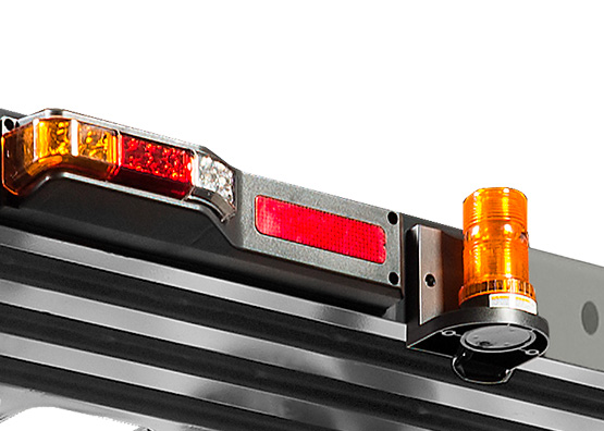 Die C-G Gasstapler bieten verschiedene Beleuchtungsoptionen