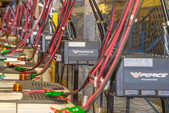 VHFM3 forklift battery chargers provide flexibility
