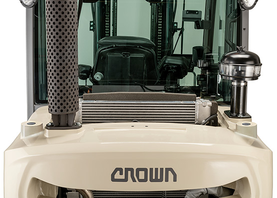 C-D diesel forklifts feature superb cooling performance