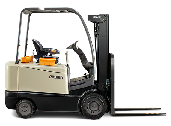 8 Available Electric Forklift 2002 Crown FC4020 with Clamp 