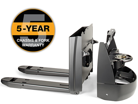 the pallet truck WP features a robust chassis and fork assembly the pallet truck WP features a robust chassis and fork assembly