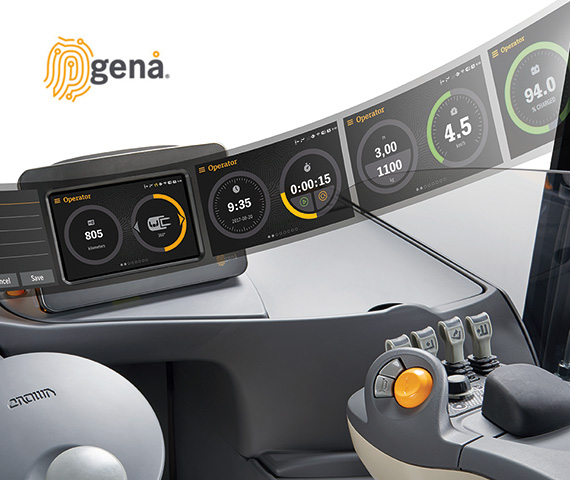 the ESR reach truck features the Gena operating system