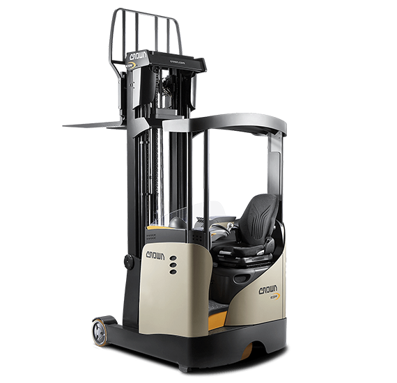 crown reach truck weight