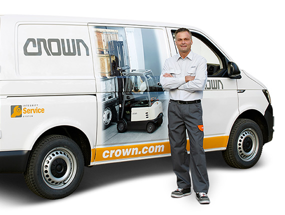 Crown forklift service