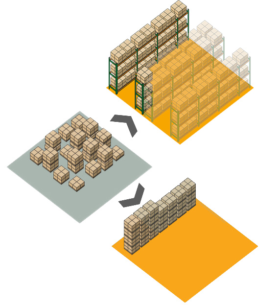 Aproveche mejor la cubicación del almacén con el apilador WF 