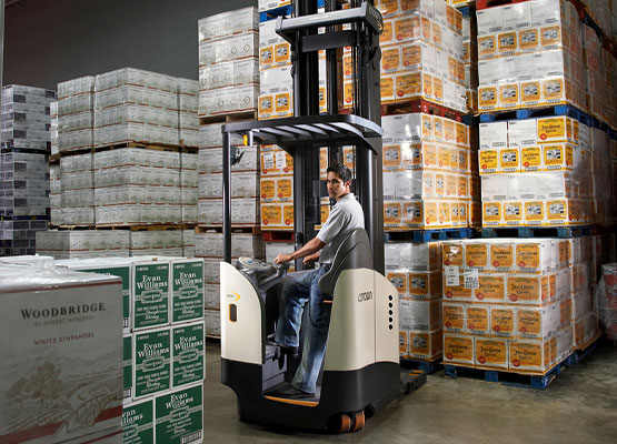 Reach Truck Bulk Storage Application