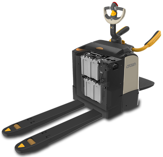 pallet truck with lithium-Ion compact battery