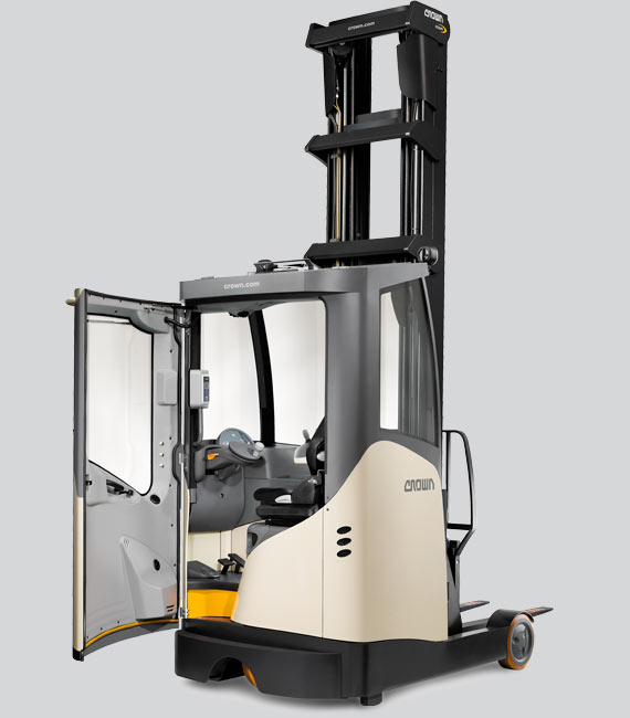 ESR Series reach truck with cold store cabin option. 