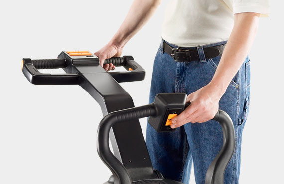 Operators can operate the PE series comfortably due to an ergonomic design
