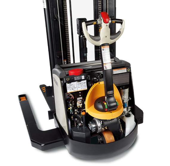 Internal components of the ST/SX series walkie straddle stacker