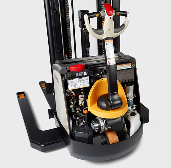 Internal components of the ST/SX series walkie stacker 