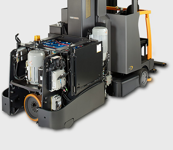 The TSP series turret truck is durable and easily serviceable for minimal maintenance and downtime