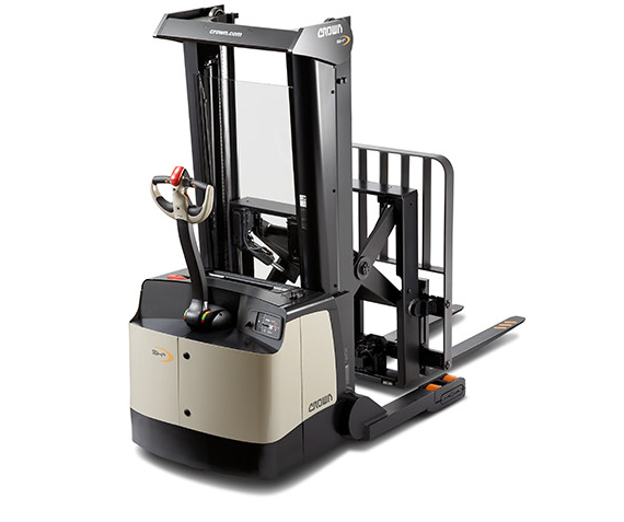SHR Series straddle pallet stacker with reach
