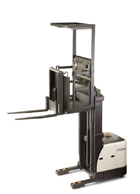 High-Level Order Picker with Lifting Forks