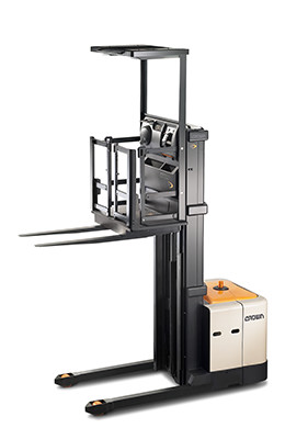 High-Level Order Picker with Fixed Forks