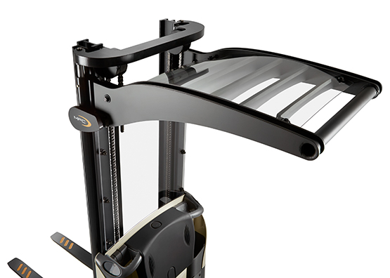 the MPC order picker is available with plexiglass overhead guard protection