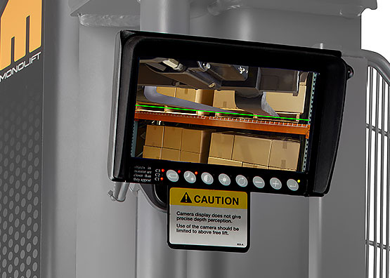 Reach Truck camera and color monitor
