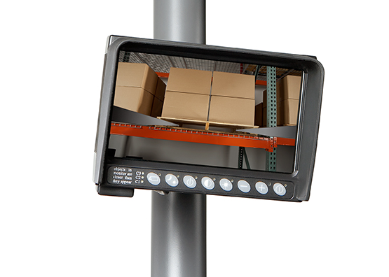 RR Series narrow-aisle reach truck camera and color monitor option