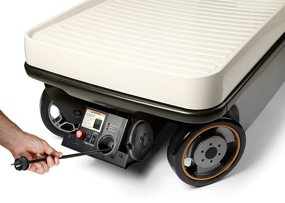 the WAV order picker is available with retractable charger cord reel