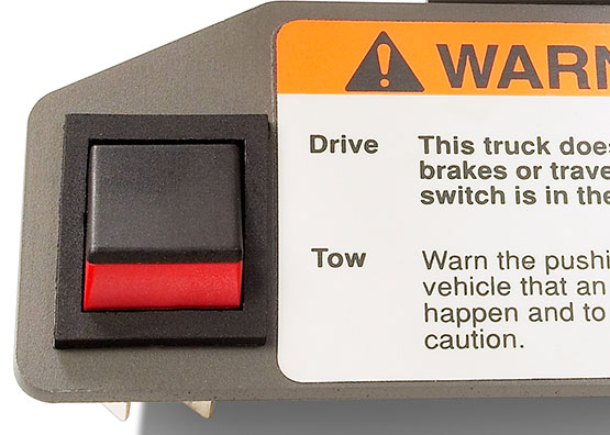 Interruptor de modo de tracción o remolque de la transpaleta de la serie WP