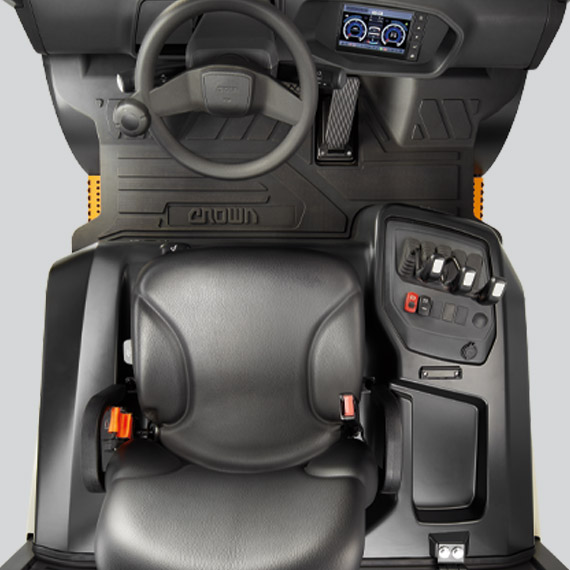 I carrelli elevatori diesel C-D offrono caratteristiche ergonomiche che migliorano la produttività