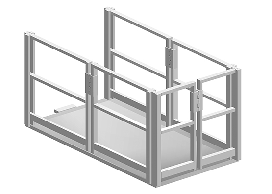 Il commissionatore verticale SP è disponibile con delle estensioni per piattaforma