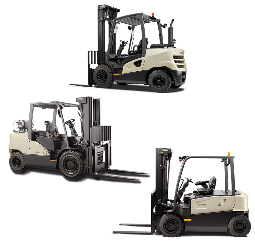 electric, diesel and gas forklift portfolio