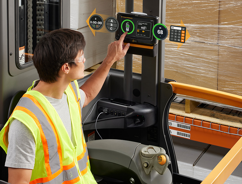 the VNA trucks TSP 1000/1500 feature the Gena operating system