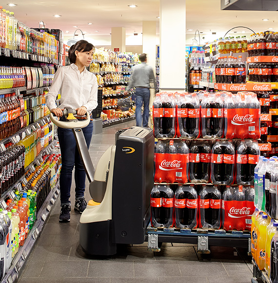 De WP pallettruck biedt unieke voordelen voor de detailhandel