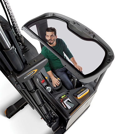 De ESR reachtruck biedt maximaal zicht De ESR reachtruck biedt maximaal zicht