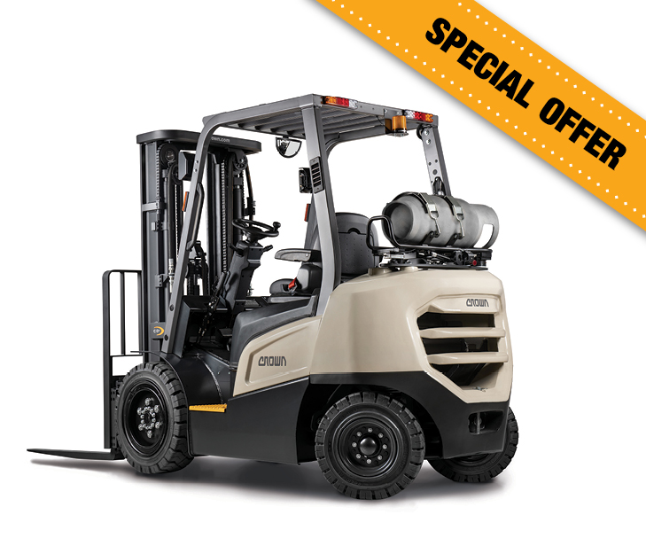 Crown 2.5 Tonne LPG or Diesel Forklifts