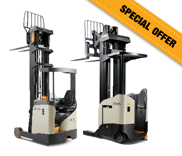 Crown Side-Stance and Sit-Down Reach Trucks